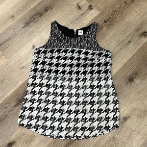 Dress tank, zipper backed